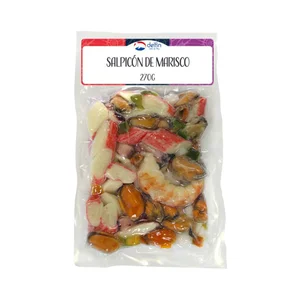 DELFÍN Salpicón de marisco ultracongelado y envasado al vacio DELFÍN 270 g.
