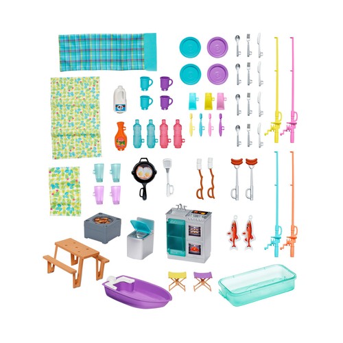 Caravana Dream Camper 3 en 1 con accesorios BARBIE.