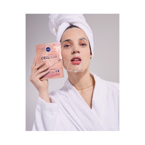 NIVEA Expert lift cellular Mascarilla facial reductora de arrugas, con acción energizante e iliminadora.