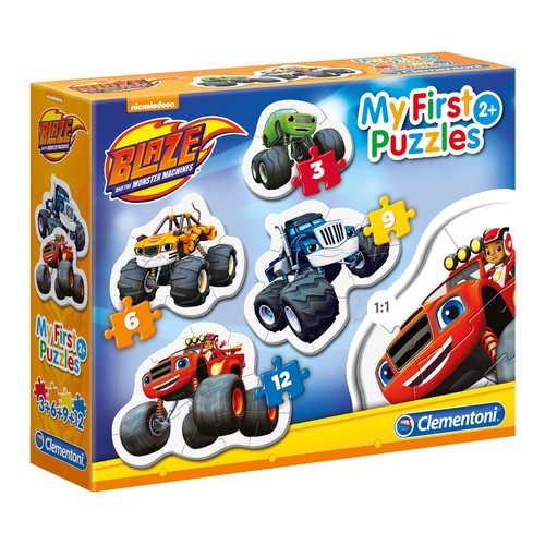 Surtido de 4 puzzles infantiles Disney, dificultad progresiva, My first puzzle CLEMENTONI.