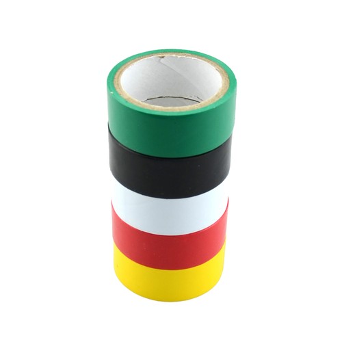 Set de 5 cintas de aislamiento 5 x 19mm, PRODUCTO ALCAMPO.