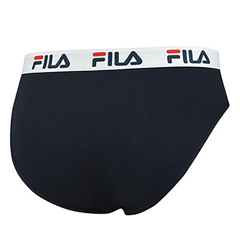 Pack 2 slip FILA, color negro, talla S