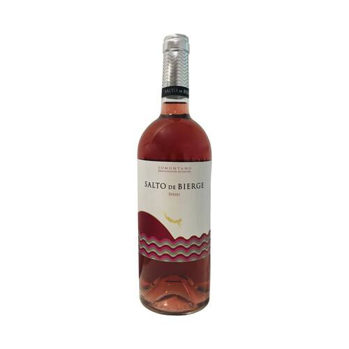 SALTO DE BIERGE  Vino rosado con D.O. Somontano botella de 75 cl.