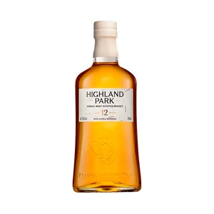 HIGHLAND PARK Whisky single malt escocés de 12 años, picante y equilibrado botella 70 cl.