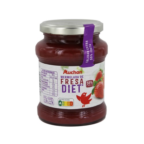 Mermelada de fresa Diet sin azúcares añadidos PRODUCTO ALCAMPO 350 gr.