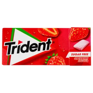 TRIDENT Chicle fresa 14 g.