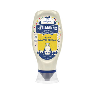 Imagen de HELLMANN'S Salsa  Mayonesa formato  bote bocabajo, 430 ml.