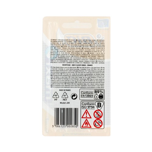 BIC Lote de 3 mecheros de tamaño grande con sistema de seguirdad anti-niños BIC Maxi.