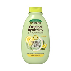 Imagen de ORIGINAL REMEDIES de Garnier Champú purificante para cabellos grasos 400 ml.