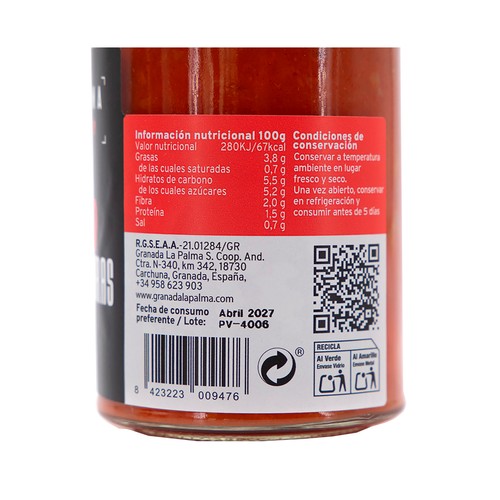 LA PALMA Pisto de verduras - frasco 290g