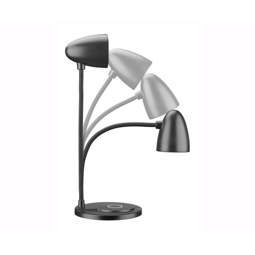 Lampara cargador táctil CELLULARLINE WIRELESSLIGHT15WK, 15W para smartphone, 5W para auriculares, 3 modos de luminosidad