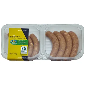ALCAMPO CULTIVAMOS LO BUENO Salchichas de pollo campero 320 g.