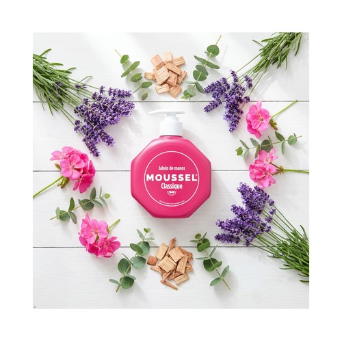 MOUSSEL Classique Jabón de manos con textura crema y fragancia placentera 300 ml.