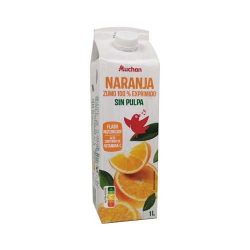 PRODUCTO ALCAMPO Zumo de naranja sin pulpa refrigerado 1 l.