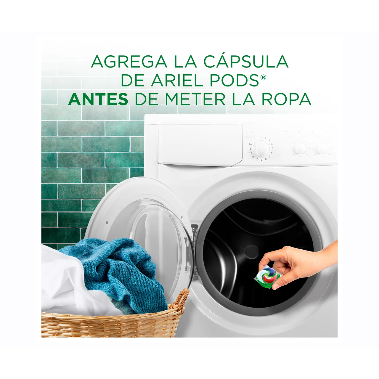 ARIEL Detergente en cápsulas original 44 DS