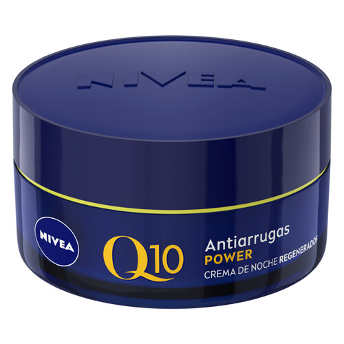 NIVEA Crema antiarrugas de noche con acción regeneradora, para todo tipo de pieles NIVEA Q10 Power 50 ml.