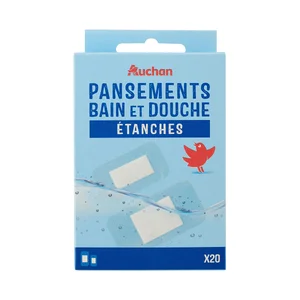 PRODUCTO ALCAMPO Apósitos plásticos transpirables, transparentes y resistentes al agua, 2 tamaños diferentes 20 uds.