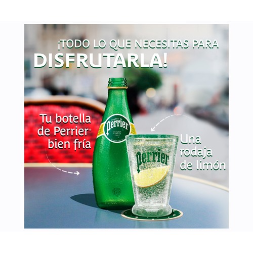 PERRIER Agua mineral con gas pack 6 uds. x 50 cl.