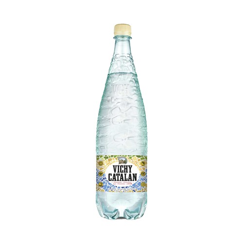 VICHY Agua mineral con gas botella de 1,2 l.