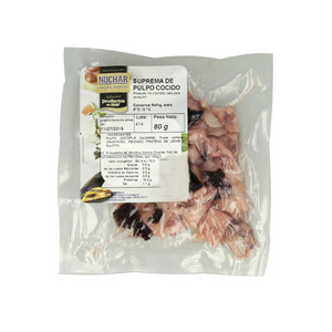 Imagen de NUCHAR Pulpo cocido Suprema NUCHAR 80 g.