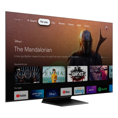 Televisión 165,1cm (65") MINI LED TCL 65C805 4K, HDR10, GOOGLE TV, WIFI, BLUETOOTH, TDT T2, USB reproductor, 4HDMI, 144HZ.