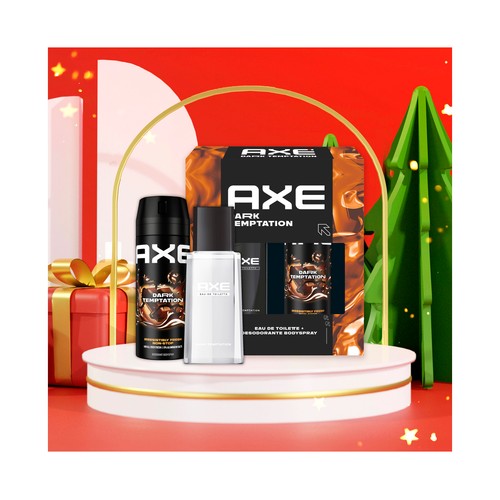 AXE Dark temptation Estuche con desdorante en spray (150 ml) y eau de toilette para hombre (75 ml)