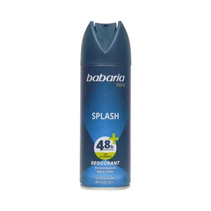 BABARIA Splash Desodorante en spray para hombre sin aluminio 200 ml.