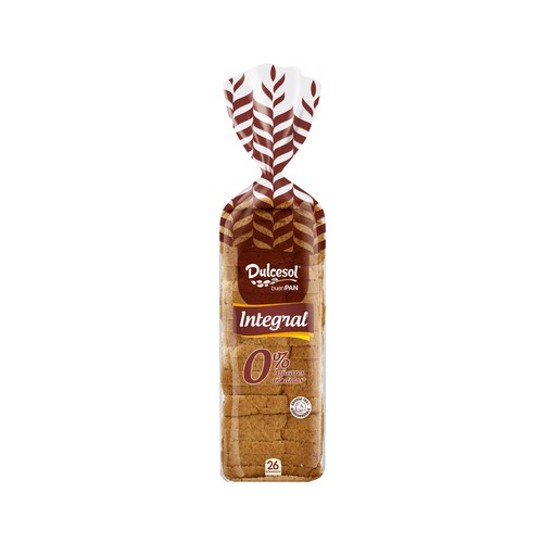 DULCESOL Pan integral con corteza 820 g.