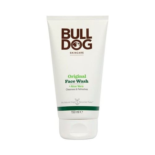 BULLDOG Original Limpiador facial con aloe vera, camelina y té verde de origen natural 150 ml.
