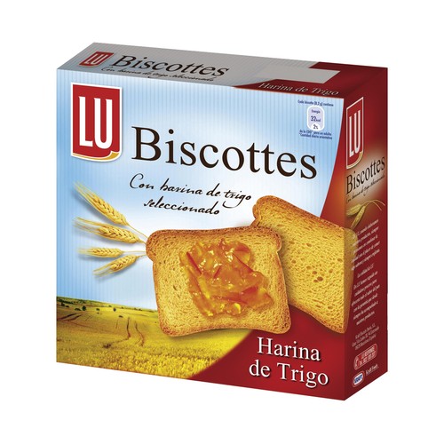 LU Biscottes tostadas de harina de trigo 300 g.