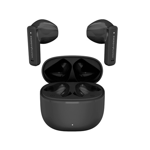 Auriculares Inalámbricos Bluetooth ENERGY SISTEM StreetMusic Black, estuche cargador, hasta 20 horas de autonomía.
