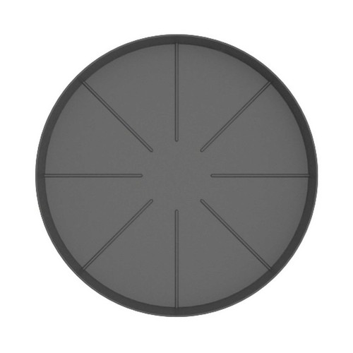 Platillo de 18 cm para maceta de 25 cm, color negro,   GARDEN STAR