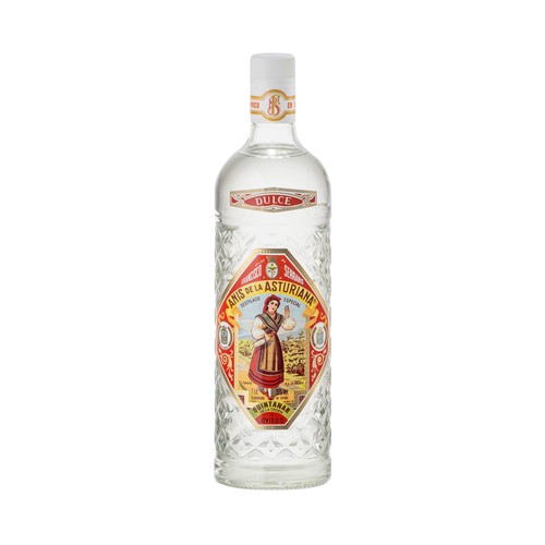 LA ASTURIANA Anís dulce de destilación especial botella 1 l.