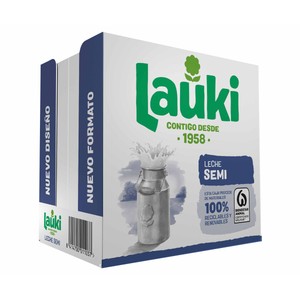 precios Lauki Leche Semidesnatada De Vaca, De Origen 100% Español 6 X 1L. en Alcampo