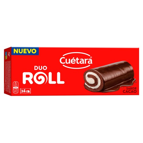 CUÉTARA Bollito duo roll 4 uds. 112 g.