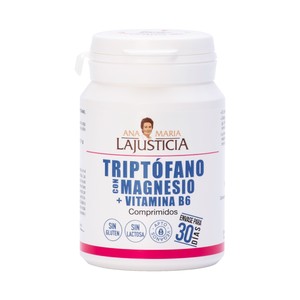 ANA MARIA LAJUSTICIA® Complemento alimenticio a base de triptófano, magnesio y vitamina B6 60 comprimidos.