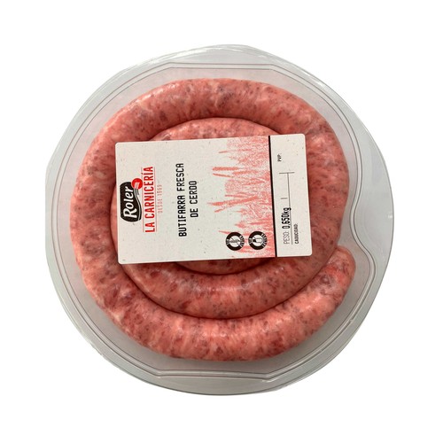 Longaniza blanca de cerdo especial barbacoa ROLER 650 g.