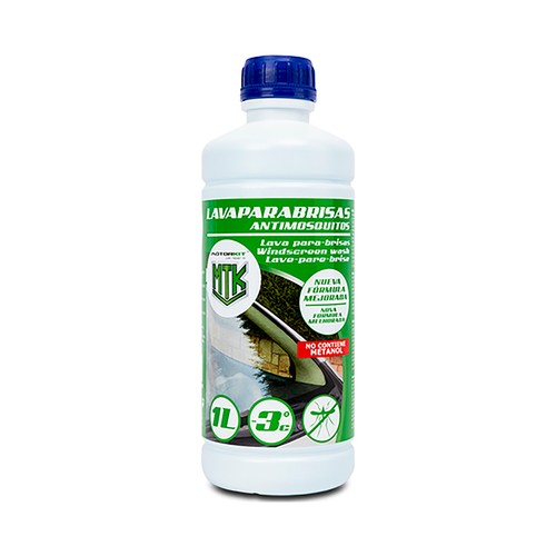 Lavaparabrisas antimosquitos, 1L, ABC PARTS.