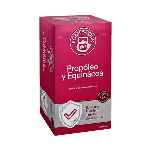 POMPADOUR Infusión de propóleo y equinácea 15 uds. 30 g.