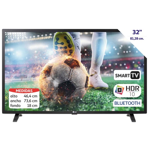 TV LED 81,2cm (32) LG 32LQ630B, HD Ready, Smart TV, TDT HD T2, Bluetooth, USB, 2xHDMI.