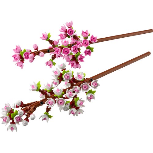 LEGO Flowers, flores de cerezo, 438 piezas, 35 cm.