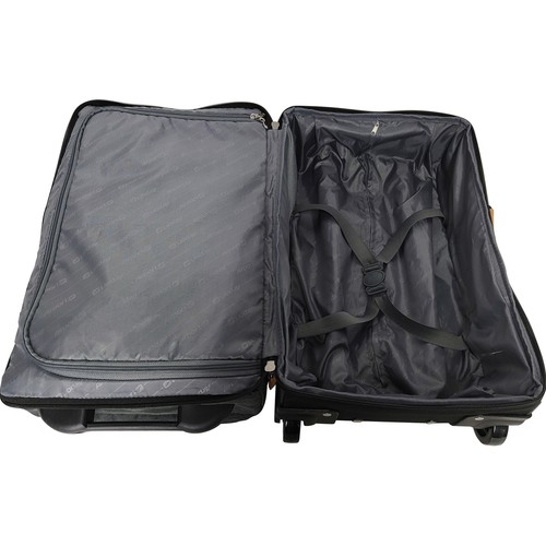 Trolley con doble compartimento gris 50cm, Globe Trotters AIRPORT ALCAMPO.