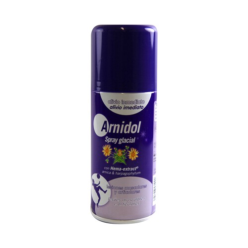 ARNIDOL Spray glacial para el alivio inmediato en lesiones musculares y articulares, ARNIDOL 150 ml.