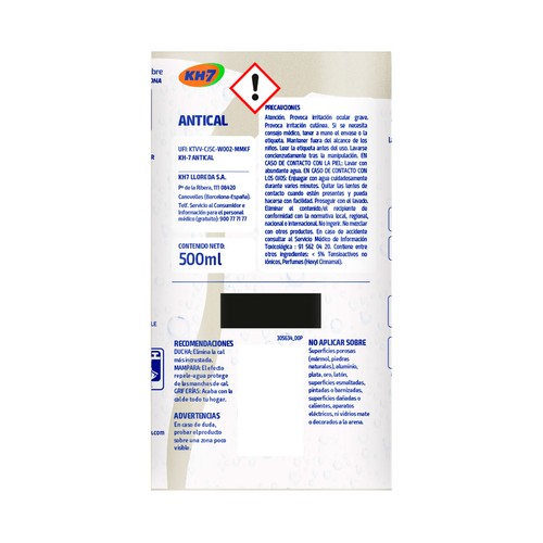 KH-7 Limpiador antical higiene total 500 ml.