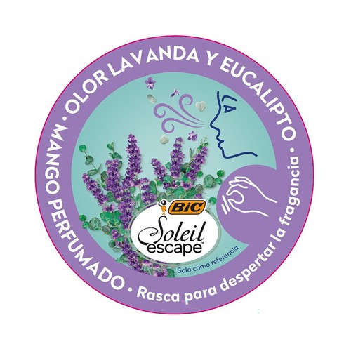 BIC Soleil escape Maquinilla desechable para depilación femenina con cabezal de 3 hojas 3 uds.