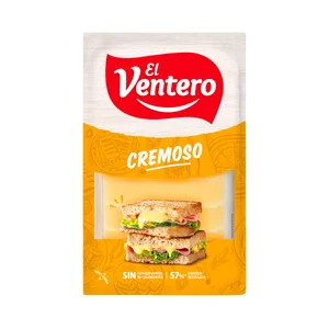 EL VENTERO Queso de vaca en lonchas cremoso 120 g.