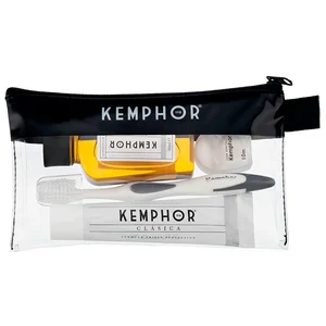 KEMPHOR Set dental con cepillo, pasta de dientes, enjuague y seda dental (10 m) KEMPHOR