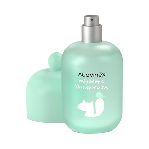 SUAVINEX Memories Colonia para bebes baja en alcohol y que no mancha la ropa 100 ml.