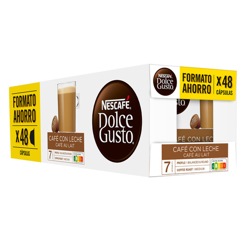 Comprar Dolce gusto café con leche 48 en Supermercados MAS Online