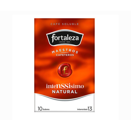 FORTALEZA Café soluble tueste natural 10 sbs.
